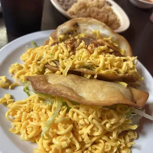 Just a lil 2 taco dinner