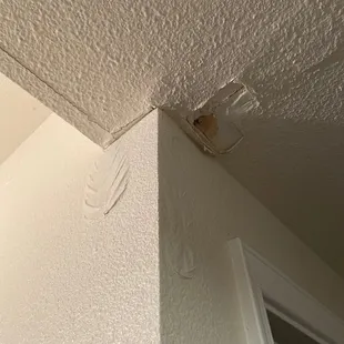 Hole in roof