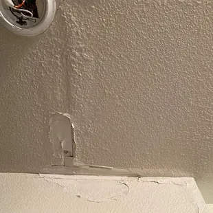 Hole in roof