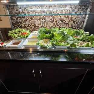 Salad bar station