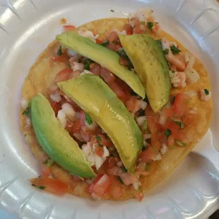Shrimp Tostada