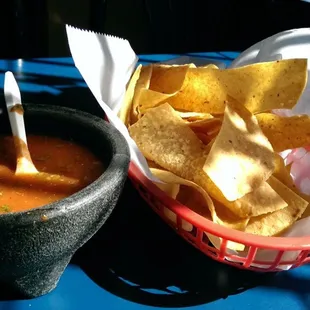 Chips and salsa.