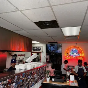 the interior of a restaurant