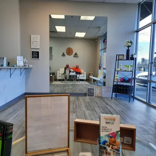 Hanging our enjoying our drinks