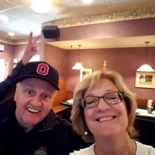 He just retired, happy celebrating at The Ville!