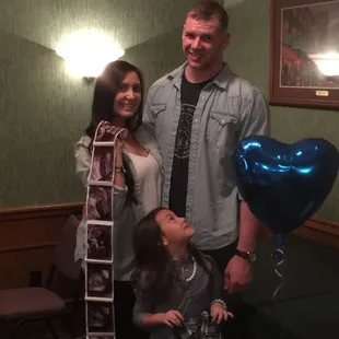 Choosing The Ville to make their announcement..its a boy!