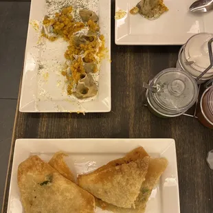 Bolani and Munto dumplings
