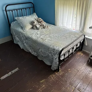 Bed in children's room
