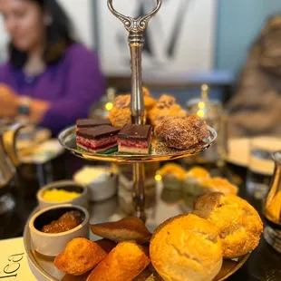 Pastries sampler as part of High Tea