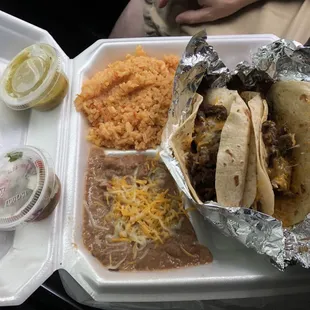Steak Taco Plate