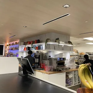 a man working in a restaurant