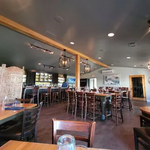 the interior of a restaurant