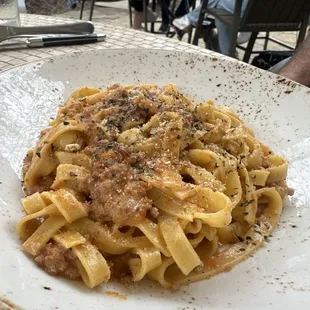 Bolognese - not your typical flavor , was unique