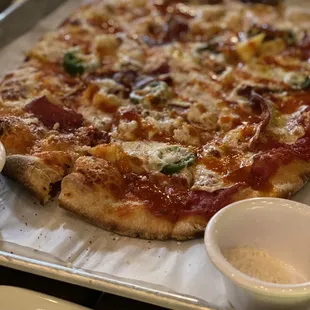 The spotted pig Ham, pineapple and jalapeño