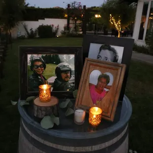 Venue has several wine barrels for use at no additional charge.