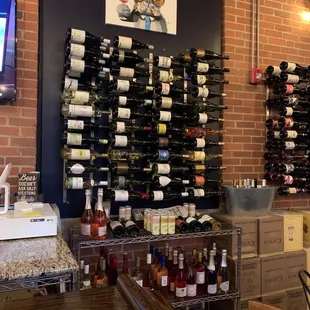 Inside wine selections