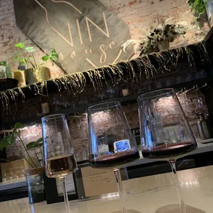 Weekly wine flight in the beautiful Vin tasting room