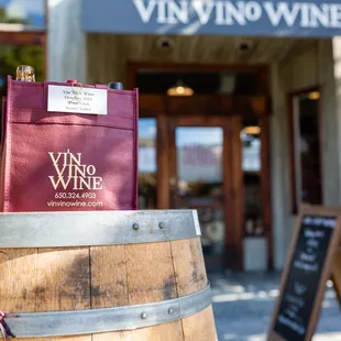 the front entrance of a winery