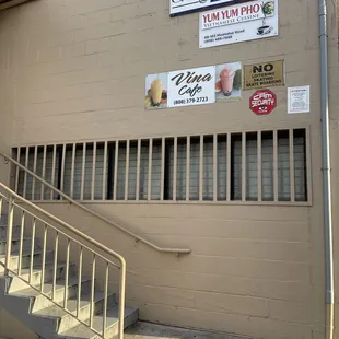 the outside of the building