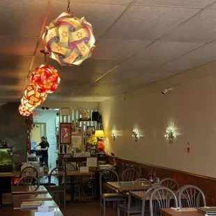 the interior of a restaurant