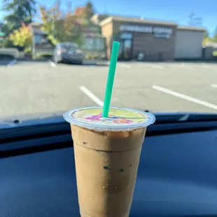 Skip the Starbucks line and get your Vietnamese iced coffee from Vina's Deli. This was delicious &amp; a great boost.