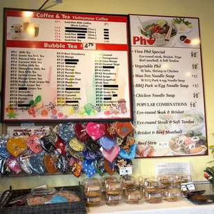 Side wall menu