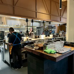 Like the open concept kitchen