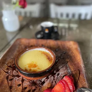 Crème Brûlée and Espresso