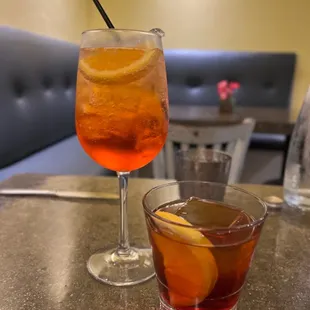 Aperol Spritz &amp; Negroni