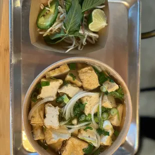 Vegan Tofu Pho (V) (GF)