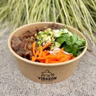 Pork vermicelli bowl (IG: hangryforwhat)