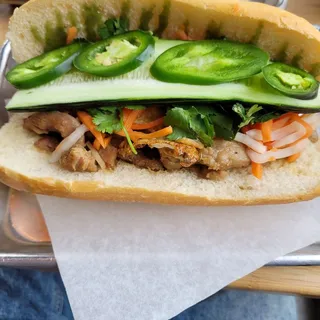 All Natural Lemongrass Chicken Banh Mi