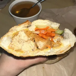 Vegetarian Tofu Banh Mi