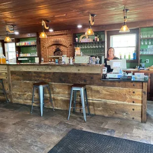 Inside bar area
