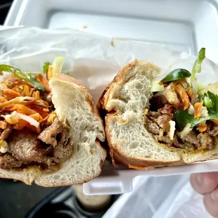 Banh Mi Thit Nuong - Loved the grilled pork! Very nice fresh warm baguette too. Very solid sandwich.