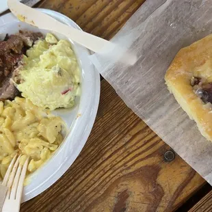 Lunch!! Brisket and Mac &amp; Cheese...