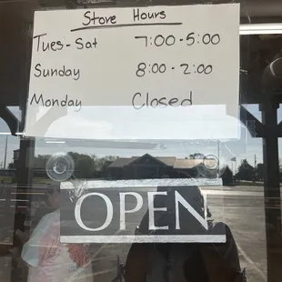 Note Hours have changed!