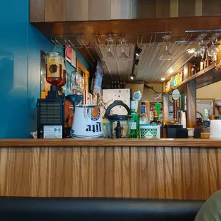 man sitting at the bar