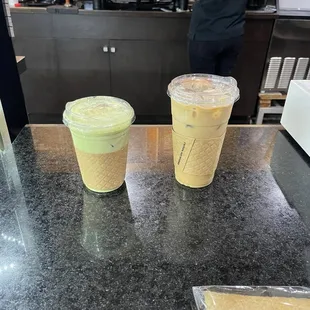 Matcha latte iced