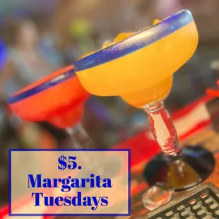What is happening every Tuesday? Margarita Madness of course!! Tuesday Margaritas are $5 and they are Amazing!!