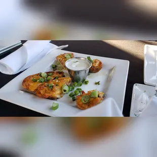 A closer look of the potato skins! #apps #potatoskins