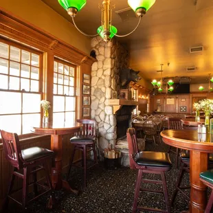 the dining area