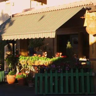 Vincent&apos;s Bistro on a golden afternoon.