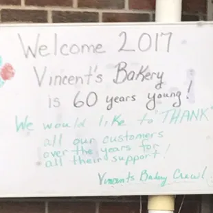 a sign on the outside of a building