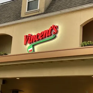 the front of the restaurant