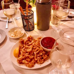 Fried calamari