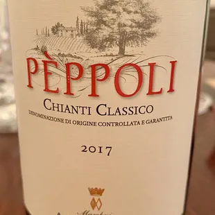 One of the best restaurant wines I have ever had.
