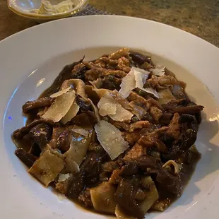 Tagliatelle (homemade) with veal