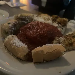 Meatballs On Garlic Toast