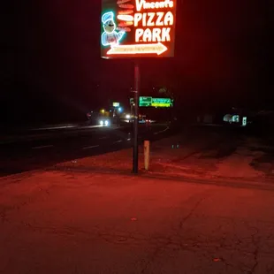 The vintage sign